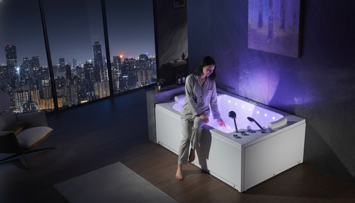 Whirlpool  Badewanne Wanne Badezimmer Wannen Massage Sprudel