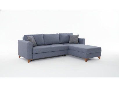 Stilvolles Graues Polstersofa Designer Ecksofa Wohnzimmer Sitzcouch Neu