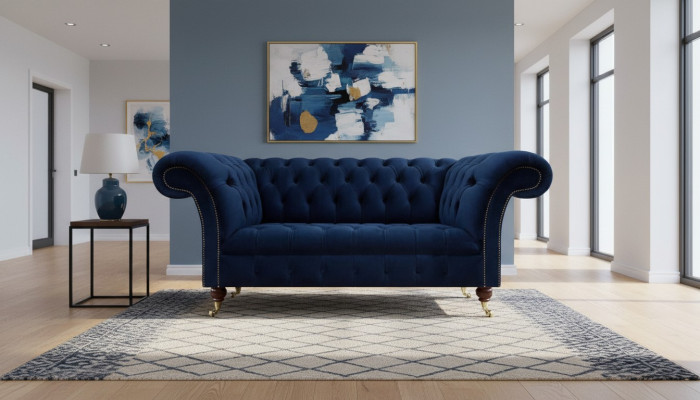 Wohnzimmer Sofa Zweisitzer Couch Polstermöbel Chesterfield Design Möbel