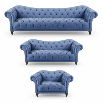 Chesterfield Sofas Couch Luxus Wohnzimmer Sofagarnitur Polstermöbel Neu