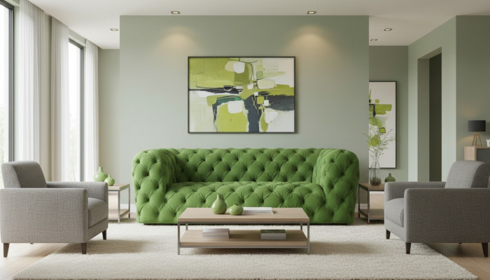 Modern Luxus Sofa Couch Dreisitze Einrichtung Chesterfield Polstersofa