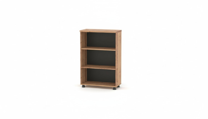 Aktenschrank Einlegenboden Schwarz Braun Zweifarbig Arbeitszimmer Modern