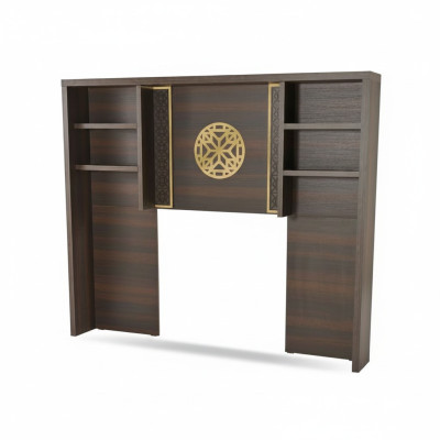 Bücherregal Braun Einfarbig Modern Stil Rechteckig Form Arbeitszimmer