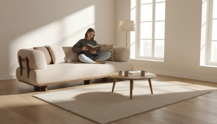 Beige Wohnzimmer Polstercouch Designer Dreisitzer Sofa Edle Sitzmöbel