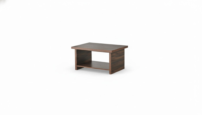 Couchtisch Braun Regal Modern Einlegeboden Rechteckig Wohnzimmer Büro
