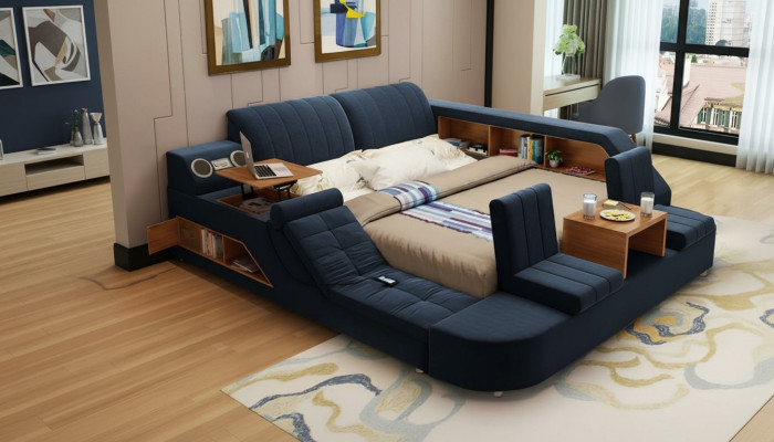 Design de cama multifuncional moderno