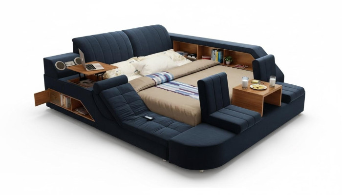 Design de cama multifuncional moderno