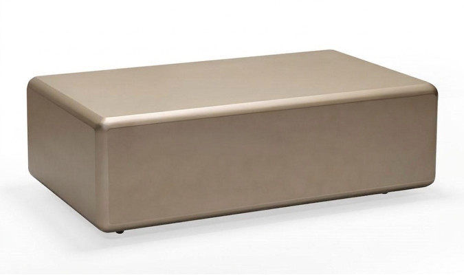 Mesa de café elegante bege