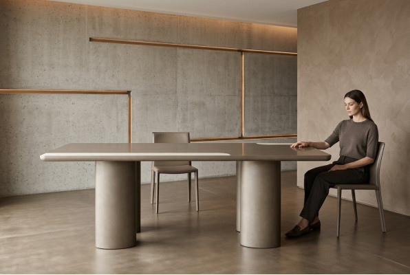 Mesa de jantar moderna e elegante