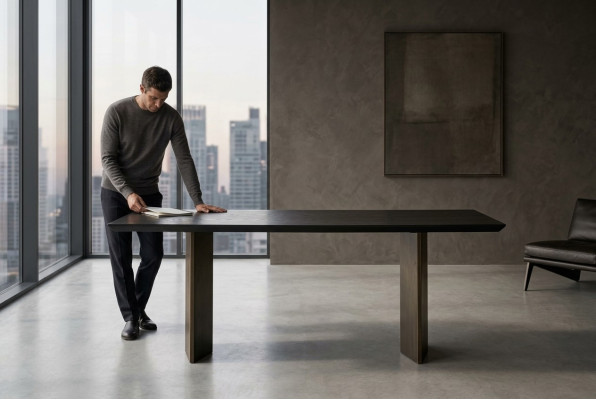 Mesa de bronze elegante para casas modernas