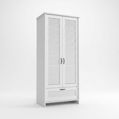 Cômoda com gaveta e porta de roupas