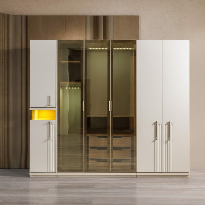 Moderno armário de 251 cm