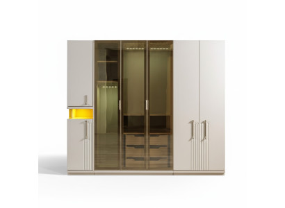 Moderno armário de 251 cm