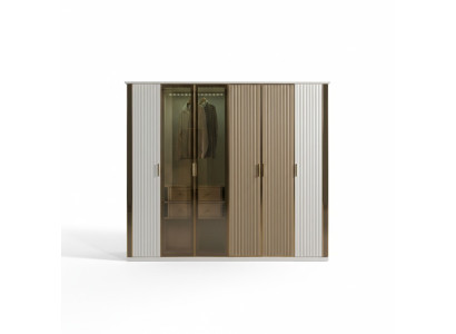 Moderno e luxuoso armário de vidro, 234 cm