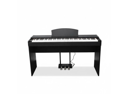 Piano digital elegante com som potente e funções modernas