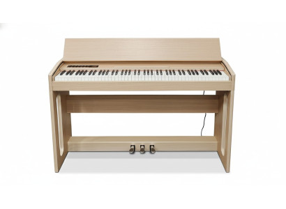 Piano digital para uso doméstico 130 cm castanho claro
