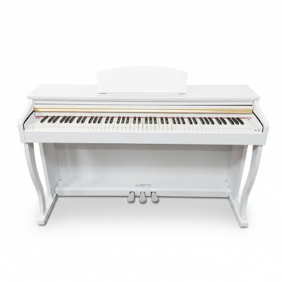 Piano digital brilhante branco para casa