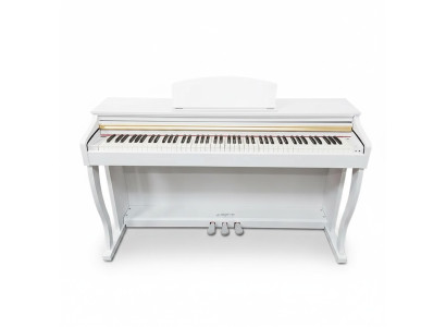 Piano digital brilhante branco para casa