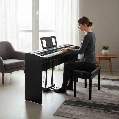 Piano digital preta