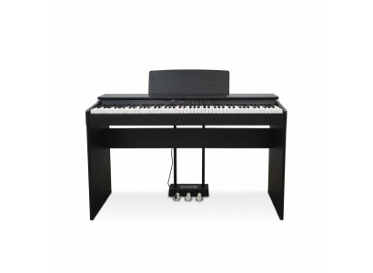 Piano digital para casa 137 cm Preto