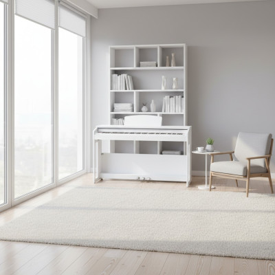 Piano digital para casa Piano digital 138 cm Branco