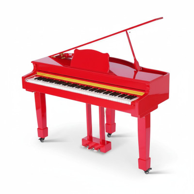 Piano digital vermelho