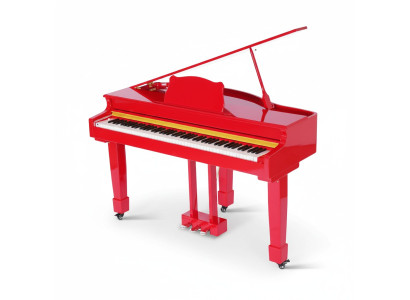 Piano digital vermelho