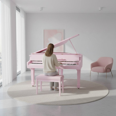Piano digital rosa