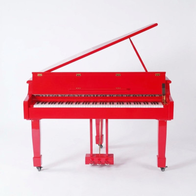 Piano digital vermelho