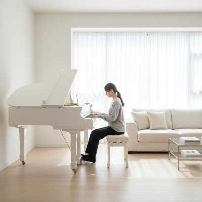 Piano digital branco