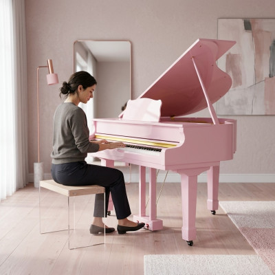 Piano digital rosa
