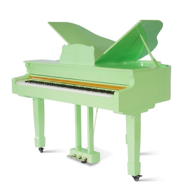 Piano digital com superfície brilhante
