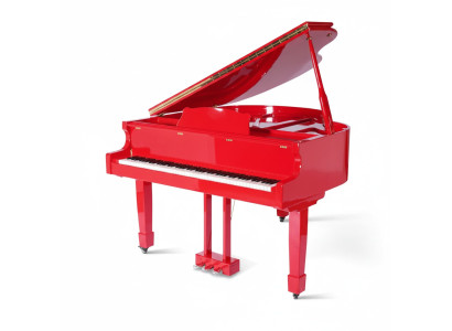 Piano digital com superfície brilhante
