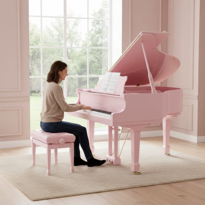 Piano digital rosa