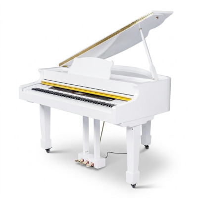Piano branco brilhante