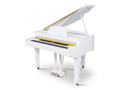 Piano branco brilhante