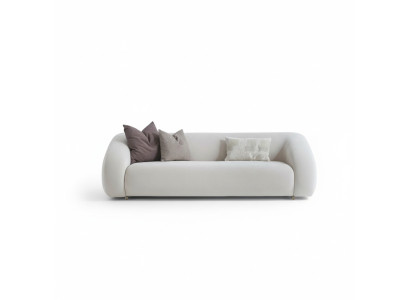 Sofa 3 Sitzer Couch Polster Sofas Couchen Wohnzimmer Design Textil Stoff