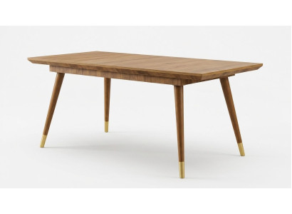 Tisch Stil modern braun rechteckig Wohnzimmer ausklappbar praktisch