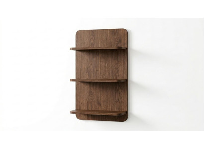 Wandschrank Stil modern braun bequem praktisch Wohnzimmer Regal