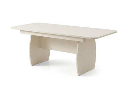 Tisch Stil modern weiß rechteckig Wohnzimmer bequem ausklappbar praktisch