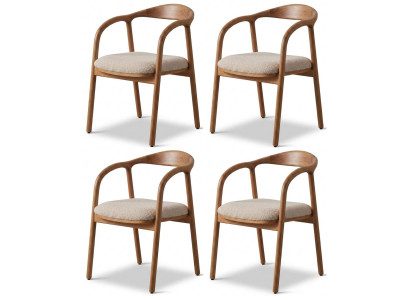 Stühle Stil modern braun bequem kompakt Esszimmer praktisch Textil