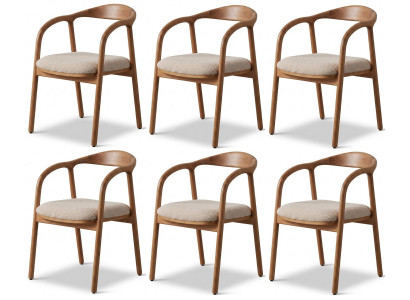 Stuhl set Stil modern braun bequem kompakt komfortabel Esszimmer