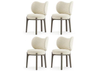 Stühle Stil modern beige weich bequem praktisch Esszimmer