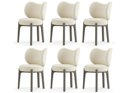 Stuhl set modern beige weich kompakt praktisch komfortabel