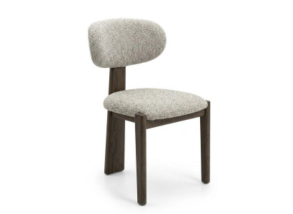 Stuhl Moderner Wohnzimmer Beige braun elegant Komfort Minimalismus