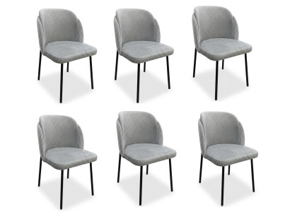 Stühle Stil modern grau bequem praktisch Esszimmer weich