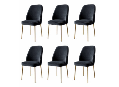 Stühle Stil modern blau bequem praktisch Esszimmer weich
