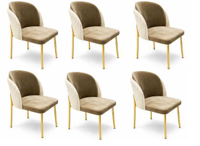 Stühle Stil modern beige bequem praktisch Esszimmer komfortabel