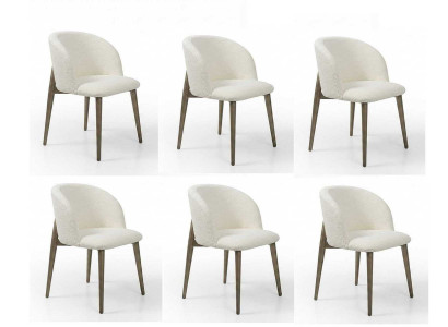 Stuhl Set Weiss Modern Luxus Stuhl Polsterstuhl Esszimmerstuhl