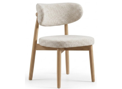 Stuhl Esszimmerstuhl Polsterstuhl Beige Luxus Modern Design